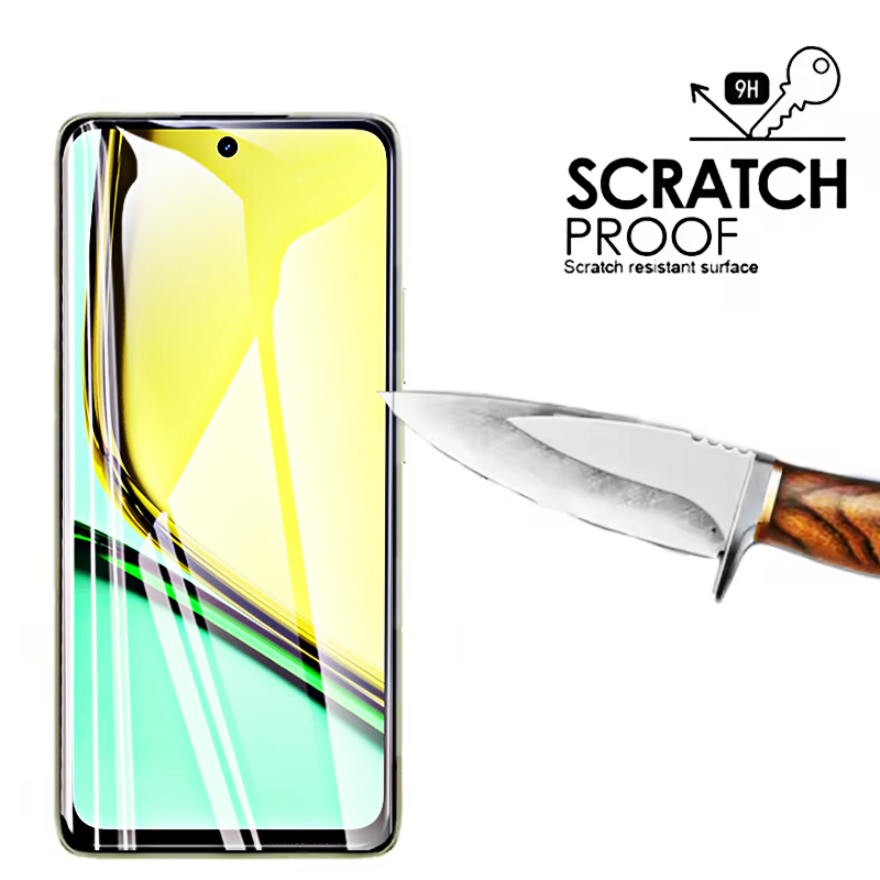 2/4PCS Front Tempered Glass fo - Realme C67 ulasan dan harga